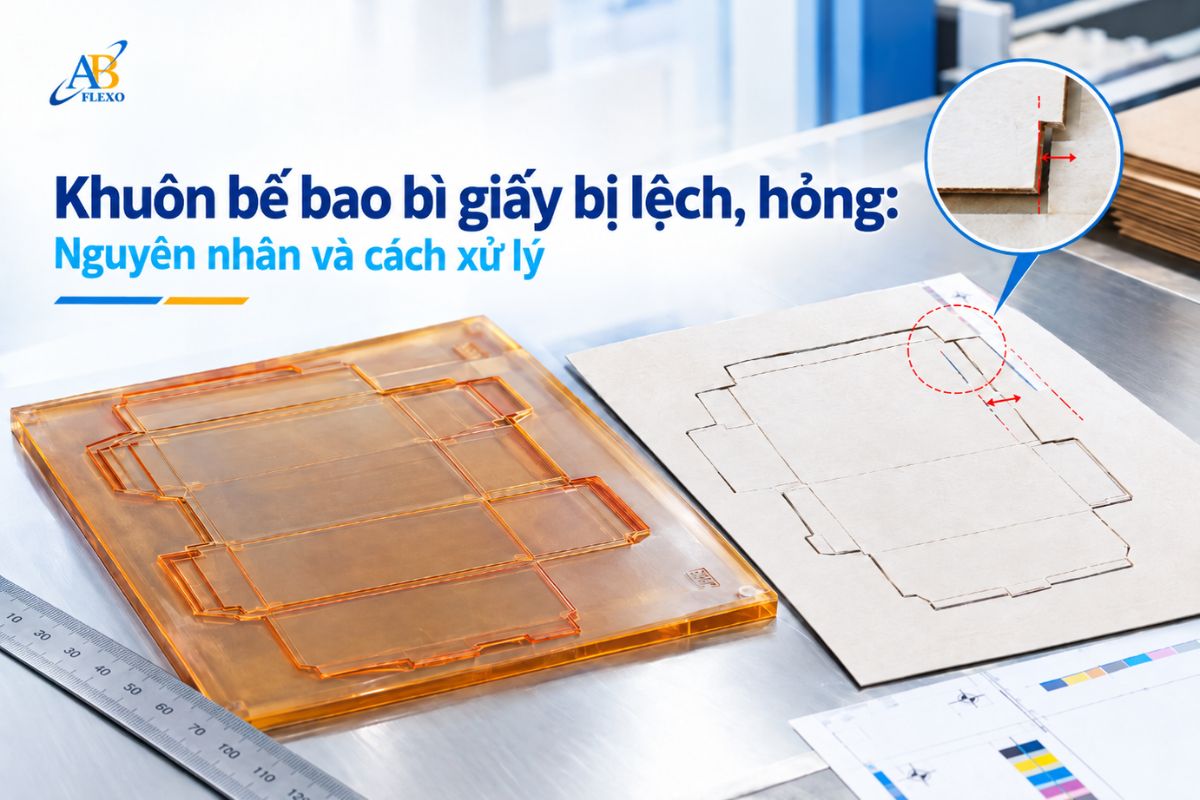 Khuôn Bế Bao Bì Giấy Bị Lệch, Hỏng? Cách Xử Lý Nhanh