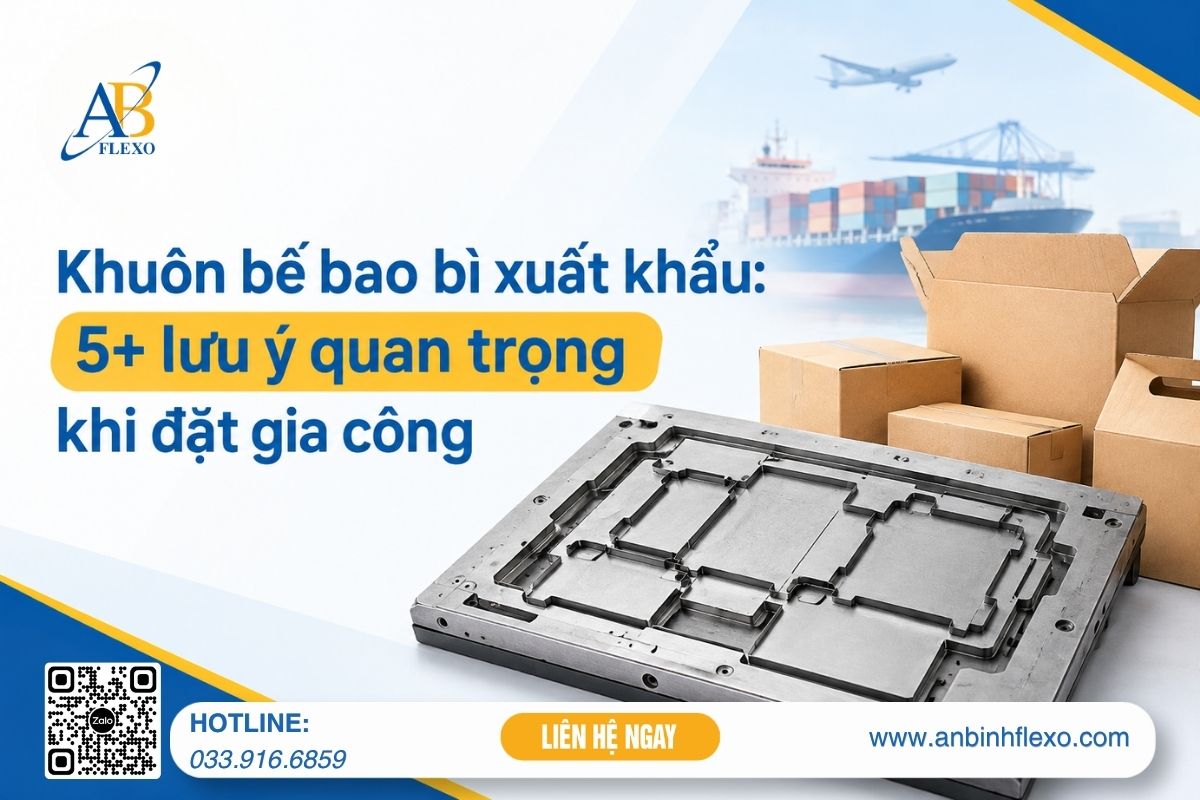 5 điều Cần Lưu ý Khi đặt Gia Công Khuôn Bế Cho Bao Bì Xuất Khẩu