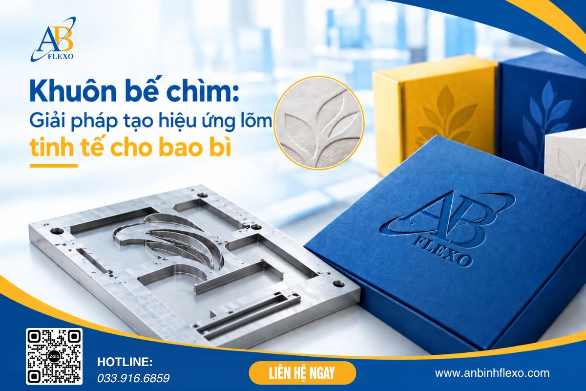 Khuôn Bế Chìm Là Gì? ứng Dụng Trong In ấn Và Bao Bì